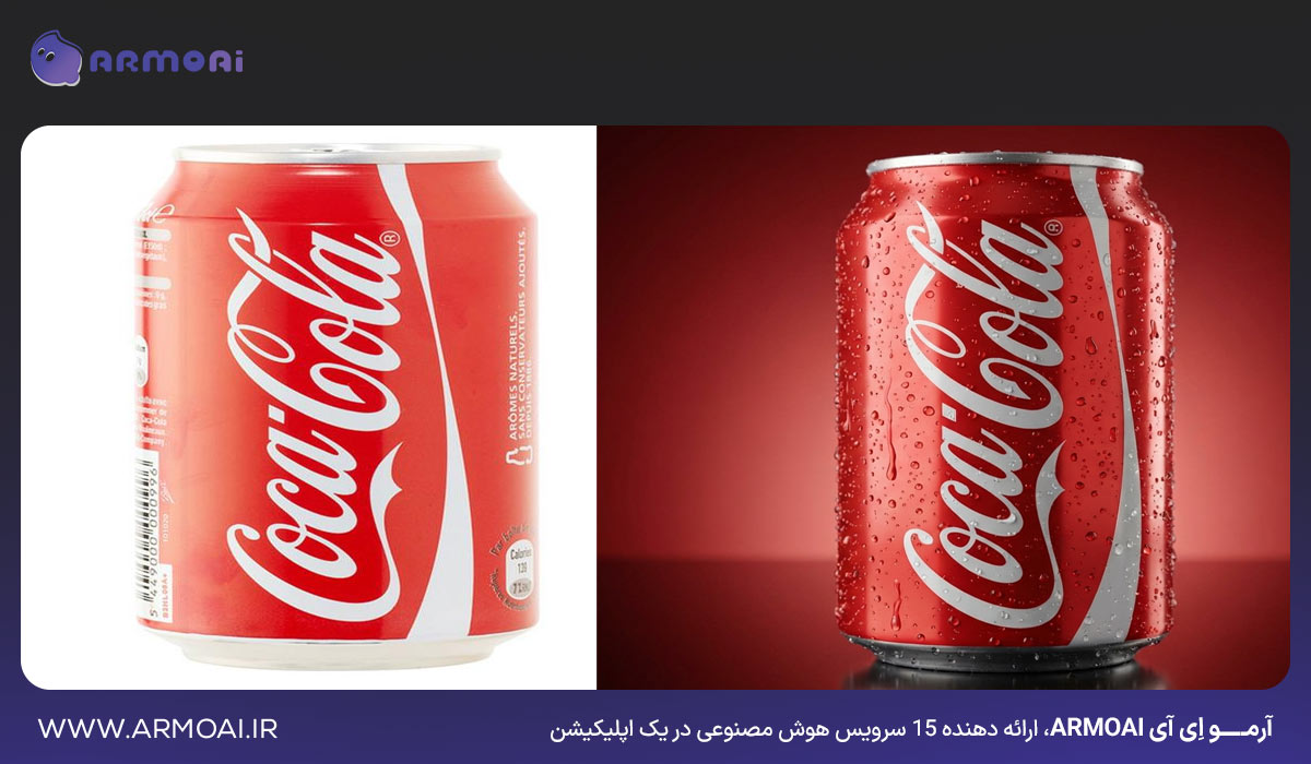 عکس نوشابه کوکاکولا